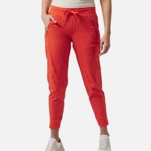 Trekkie Mid Rise Legacy Jogger, Flame Orange, Size 4